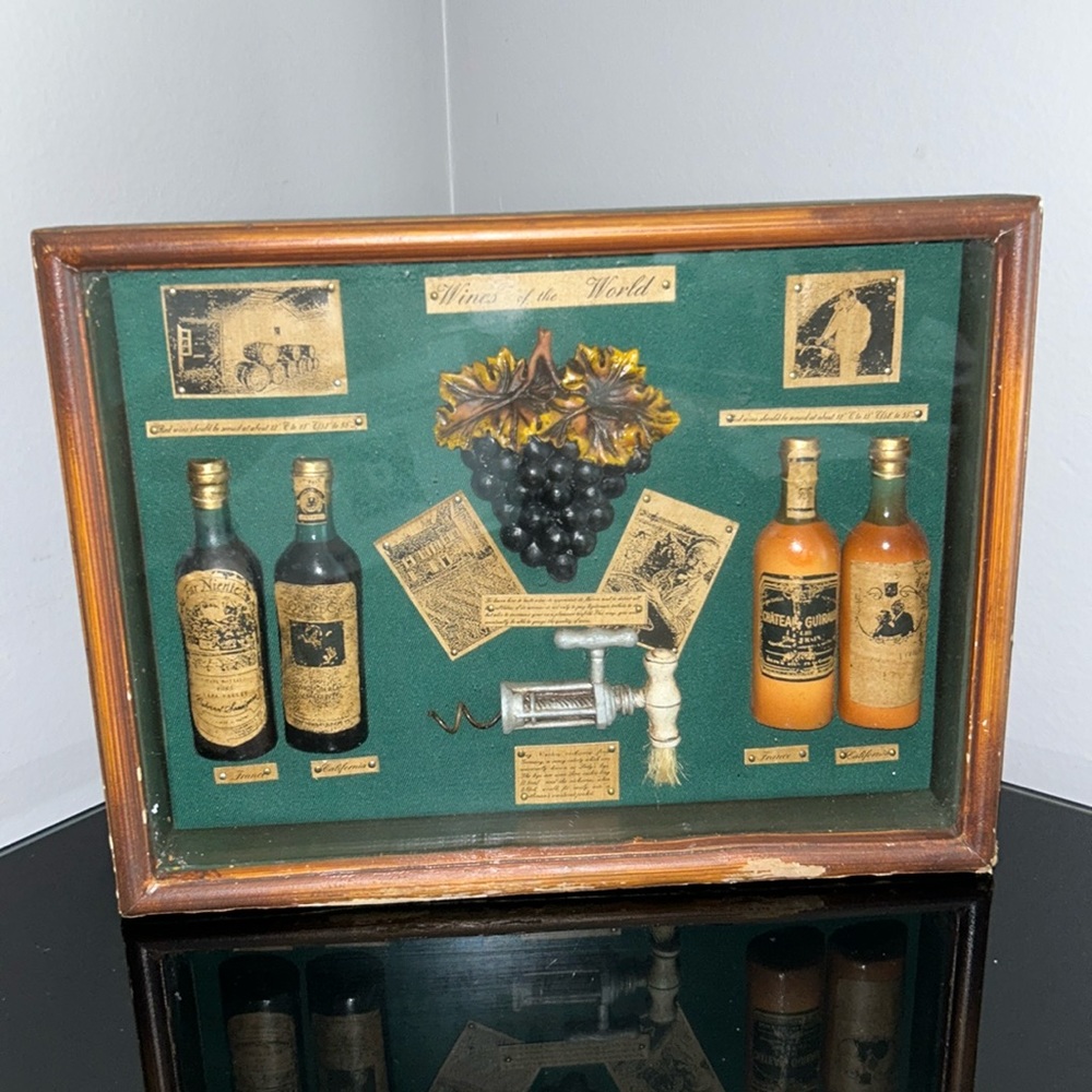Wines of the World Shadow Box